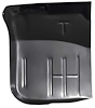 TR11006A 1967-79 Ford F-100 / F-250 / F-350, 1978-79 Bronco Front Floor Pan Section; RH Passenger Side - image 1