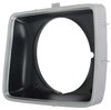 TR13064DR 1978-79 Ford F-Series Truck, 1978 Bronco; Headlamp Bezel; Round Opening; Argent Silver With Dark Accent; RH - image 3