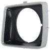 TR13064DR 1978-79 Ford F-Series Truck, 1978 Bronco; Headlamp Bezel; Round Opening; Argent Silver With Dark Accent; RH - image 4