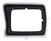 TR13064EL 1978-79 Ford F-Series Truck / Bronco; Headlamp Bezel; F-150/F-250/F-350; Rectangular; Argent Silver With Dark Accent P - image 1
