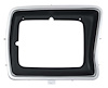 TR13064ER 1978-79 Ford F-Series Truck / Bronco; Headlamp Bezel; F-150/F-250/F-350; Rectangular; Argent Silver With Dark Accent P - image 1