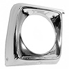 TR13064GR 1967-69 Ford F100, F250, F350 Pickup Truck; Headlamp Bezel; RH Passenger Side; Anodized Aluminum - image 1