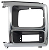TR13064RL Headlamp Bezel for 1980-1986 Ford F-Series Truck/Bronco/F-150/F-250 /F-350 [Chrome/Black, Left/Driver Side] - image 1