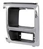 TR13064SL 1980-86 Ford F-Series Truck/Bronco; Headlamp Bezel; LH; Chrome / Dark Argent - image 1