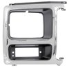 TR13064SR 1980-86 Ford F-Series Truck/Bronco; Headlamp Bezel; LH; Chrome / Dark Argent - image 2