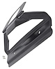 TR13585B 1966-1977 Ford Bronco; License Plate Bracket, Black - image 1