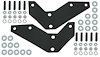 TR17754C 1953-56 Ford F100, F250, F350 Pickup; Front Bumper To Arm Bracket Set; Black EDP Coated - image 1