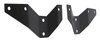 TR17754C 1953-56 Ford F100, F250, F350 Pickup; Front Bumper To Arm Bracket Set; Black EDP Coated - image 2