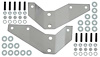 TR17754D 1953-56 Ford F100, F250, F350 Pickup; Front Bumper To Arm Bracket Set; Chrome - image 1