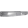 TR17757S 1980-86 Ford F150,F250,F350 Pickup, Bronco; Chrome Front Bumper; with Pad Holes - image 1