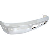TR17757W Front Bumper for 1992-1996 Ford F150, F250, F350 Diesel [Chrome, With Pad Strip Holes and License Bracket Holes]