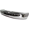TR17757W2 Front Bumper; 1992-96 Ford F150, F250, F350 Gasoline Powered; Chrome; With Pad Strip Holes; Without Turbo - image 1