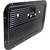 TR23942P 1968-72 Ford F100, F250, F350; Interior Door Panel; Stamped Steel; Black; RH - image 1