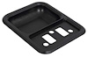 TR24142B 1967-72 Ford F-100, F-250, F-350, 1968-69 Falcon, Fairlane, Galaxie; Door Panel Arm Rest Cup; Black - image 1