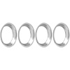 Stainless Steel Round Lip Trim Ring Kit 15" x 8", 15" x 10" OE Wheel - image 1