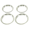 Stainless Steel Round Lip Trim Ring Kit 15" x 8", 15" x 10" Repro Wheel - image 1
