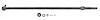 TR3A130L Outer Tie Rod End; 1966-77 Ford Bronco; T-Style; Spindle Connecting; 42"; Left - image 1