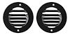 TR4498A 1961-66 Ford F-100, F-250, F-350 Truck; Windshield Defroster Vent Grilles; Black; Pair - image 1