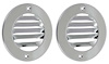 TR4498B 1961-66 Ford F100/F250/F350 Pickup; Windshield Defroster Vent Grilles; Chrome - image 1