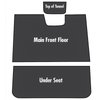 TR5003 1953-56 Ford F-Series Truck; EVA Floor Sound Deadener Set; 3 Piece - image 2