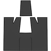 TR5023 1980-86 Ford F-Series Regular Cab Truck; EVA Floor Sound Deadener Set; 1 Piece - image 1
