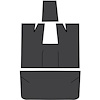 TR5074 1980-96 F-Series Truck; 3 Piece EVA Floor Sound Deadener Set - image 1