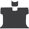 TR5696 1957-60 F-Series Truck; EVA Floor Sound Deadener Set; 2 Piece - image 1