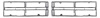 TR8150AC 1972 Ford F-Series Truck; Grille Inserts; Chrome; F-100/F-250/F-350; LH And RH Side; Pair - image 1