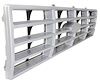 TR8150N 1982-86 Ford F-150, F-250, F-350, Bronco; Grill Assembly; Argent Silver - image 1