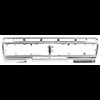 TR8200J 1973-77 Ford F-100,F-150,F-250,F-350 Pickup Truck; Front Grille Shell; Anodized Aluminum - image 2