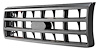 TR8200S 1987-88 Ford F-150, F-250, F-350, Bronco; Grill Assembly; Without Emblem; Black - image 1