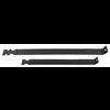 TR9057D 1980-96 Ford F100, F150, F250, F350 Pickup Truck; Side Mount Gas Tank Straps; 19 Gallon Capacity; Pair - image 2