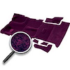 TY17175C2C 1983-93 Chevy S10 / GMC S15 Blazer 2 Door Oxblood Complete Cut Pile Carpet Set - image 1