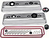 CENTERBOLT POLISHED ALUMINUM VALVE COVER SET FOR LATE SMALL BLOCK - image 1