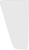VG2200C Vent Glass 1958 Impala/Full-Size 2-Door Coupe/Convertible LH/RH Clear - image 1