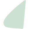 VG2340T Door Vent Glass for 1961-1962 GM Full-size 2 Door/4 Door Sedan/Station Wagons - image 2