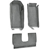 VT1109783 2005-13 Chevrolet Corvette; Coupe; Front Molded Carpet Set; w/ Rear Seat Riser; w/ Heel Pad; Cutpile; Medium Gray/Pewt - image 1