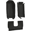 VT1109796 2005-13 Chevrolet Corvette; Coupe; Front Molded Carpet Set; w/ Rear Seat Riser; w/ Heel Pad; Cutpile; Ebony - image 1
