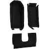 VT1109801 2005-13 Chevrolet Corvette; Coupe; Front Molded Carpet Set; w/ Rear Seat Riser; Cutpile; Black - image 1