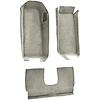 VT1109826 2005-13 Chevrolet Corvette; Coupe; Front Molded Carpet Set; w/ Rear Seat Riser; Cutpile; Oyster / Shale - image 1