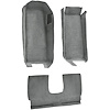 VT1109883 2005-13 Chevrolet Corvette; Coupe; Front Molded Carpet Set; w/ Rear Seat Riser; Cutpile; Medium Gray/Pewter - image 1