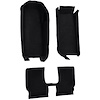 VT1110301 2005-13 Chevrolet Corvette; Convertible; Front Molded Carpet; w/ Rear Seat Riser; w/ Heel Pad; Cutpile; Black - image 1