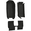 VT1110396 2005-13 Chevrolet Corvette; Convertible; Front Molded Carpet; w/ Rear Seat Riser; w/ Heel Pad; Cutpile; Ebony - image 1