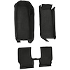 VT1110496 2005-13 Chevrolet Corvette; Convertible; Front Molded Carpet; w/ Rear Seat Riser; Cutpile; Ebony - image 1