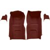 VT1115815 1965-66 Chevrolet Corvette; Front Molded Carpet Set; w/ Kick Panel Inserts; w/o Heel Pad; Loop; Maroon - image 2