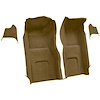 VT1115817 1965-66 Chevrolet Corvette; Front Molded Carpet Set; w/ Kick Panel Inserts; w/o Heel Pad; Loop; Medium Saddle - image 1
