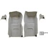 VT1115823 1965-66 Chevrolet Corvette; Front Molded Carpet Set; w/ Kick Panel Inserts; w/o Heel Pad; Loop; Silver - image 4
