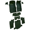 VT1115913 1967 Chevrolet Corvette; Coupe; Complete Molded Carpet Set; w/o Heel Pad; Loop; Dark Green - image 1