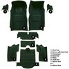 VT1115913 1967 Chevrolet Corvette; Coupe; Complete Molded Carpet Set; w/o Heel Pad; Loop; Dark Green - image 4