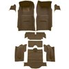 VT1115917 1967 Chevrolet Corvette; Coupe; Complete Molded Carpet Set; w/o Heel Pad; Loop; Medium Saddle - image 2